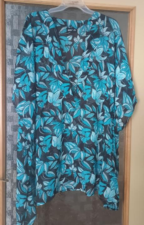 Šifónová plážová tunika, xxl