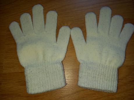 Rukavičky s mašličkou 8-12 rokov, c&a,128