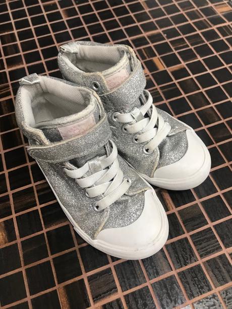 Strieborné tenisky h&m, h&m,27