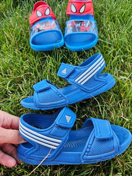 Penové sandálky adidas 27, adidas,27