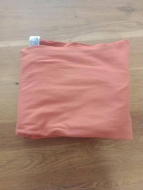 Elastická šatka moby lososova, moby