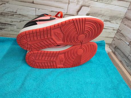 Air jordan 41- kožené oranžové tenisky, air jordan,41