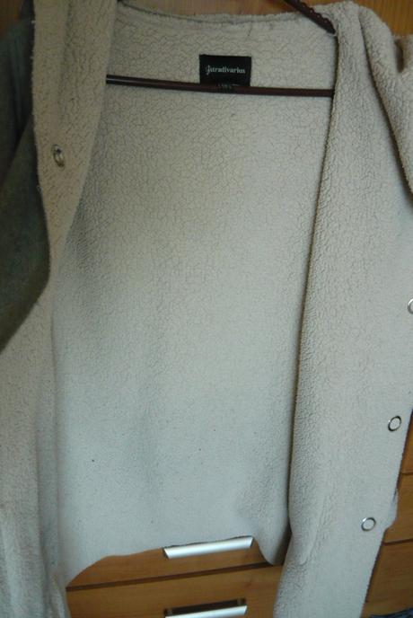 Dámsky kabátik s kapucou napevno, stradivarius,l