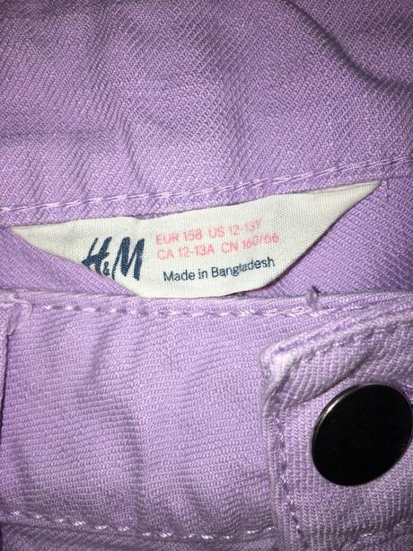 Kratasy riflove, h&m,158