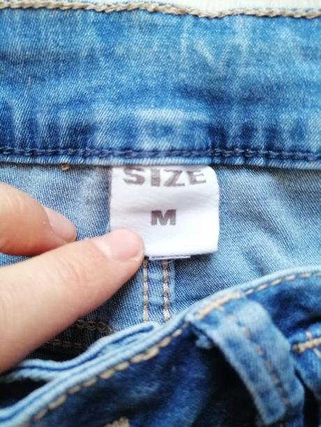 Dámske svetlomodré rifle, m