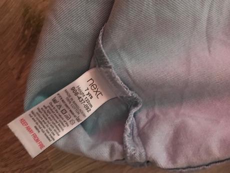 Šaty rifľové next 7 rokov, next,122