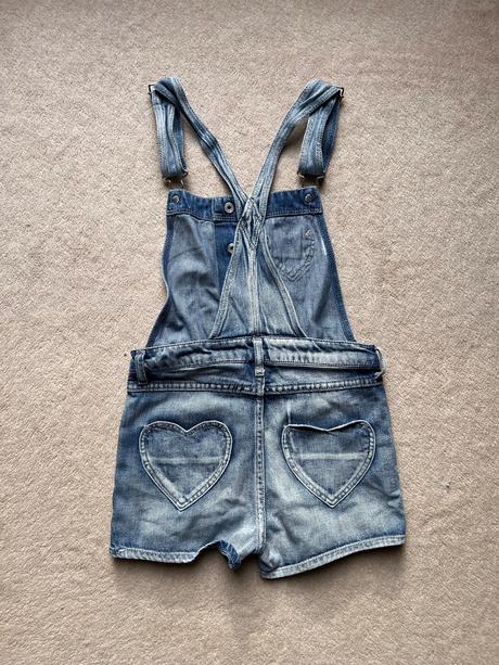 Rifľové kraťase na traky, h&m,122