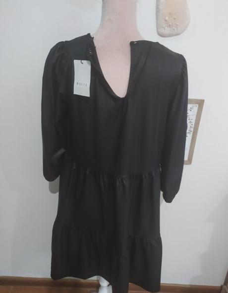 Koženkové šaty, mohito,s