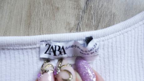 Vrúbkovaný top zara, zara,s