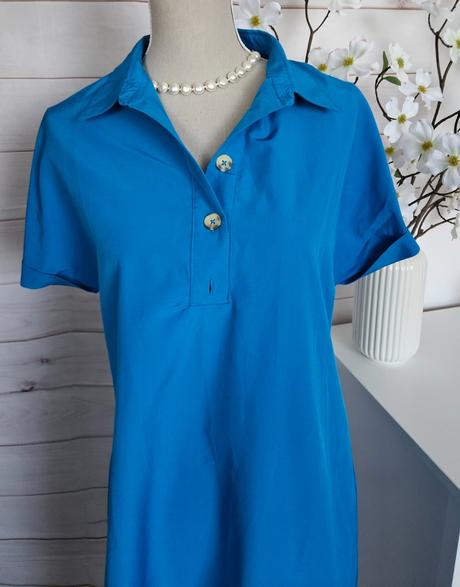 Pekné modré šaty trendyol, 38