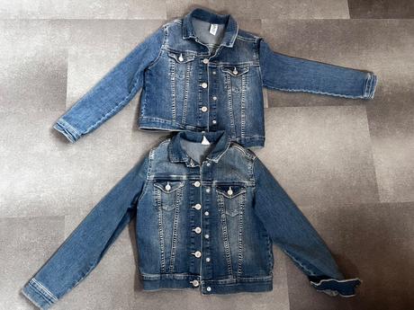 2x riflovka 128 a 140, h&m,128