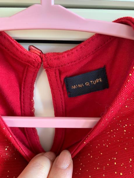 Mini a ture vianočný saty veľkosť 86cm, 86