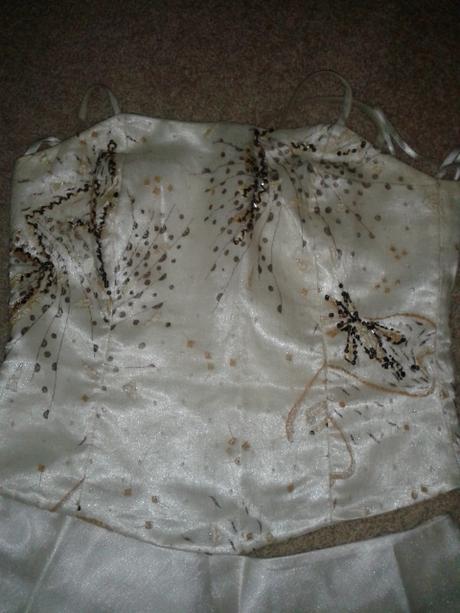 Korzetové šaty na zips, veľkosť 40, 40