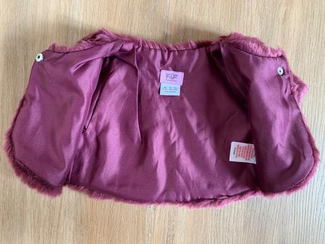 Skladané, tylové šaty s kožušinovým bolerkom, f&f,68