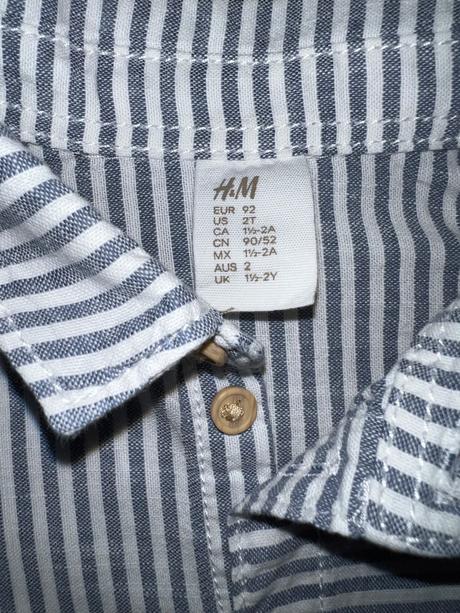 Bavlnená košeľa, h&m,92