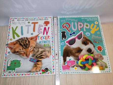 My playful puppy / my cute kitten stickers,