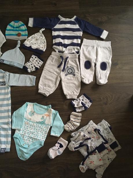 Balíček oblečenia pre bábo do 3 mesiacov, 50–62