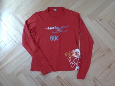 Červené tričko gate č.s,36, s