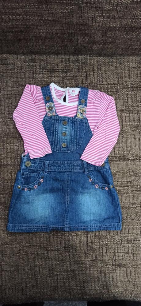 Riflové šaty s trickom, f&f,86