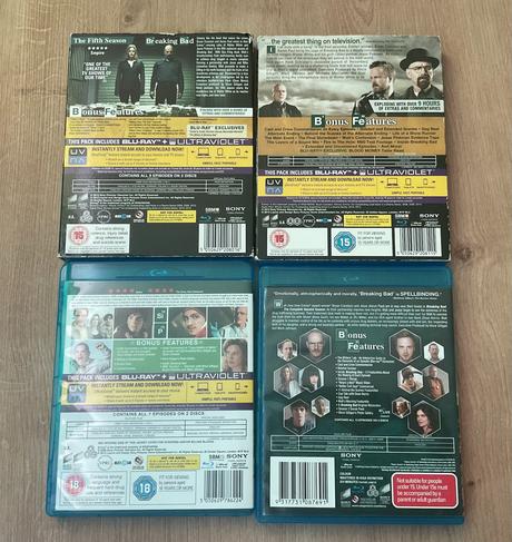 Blu-ray - breaking bad seasons 1-2 & 5,