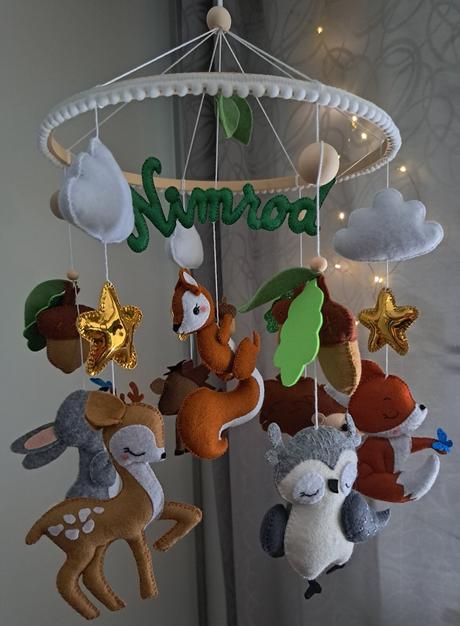 Personalizovaný kolotoč nad postieľku,