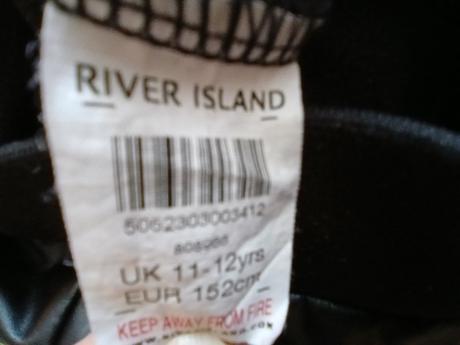 Legíny s koženkou 152. / 11- 12 rokov/, river island,152