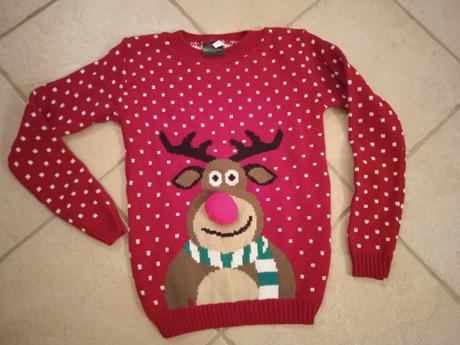 Vianočný svetrík 7/8 rokov, 134