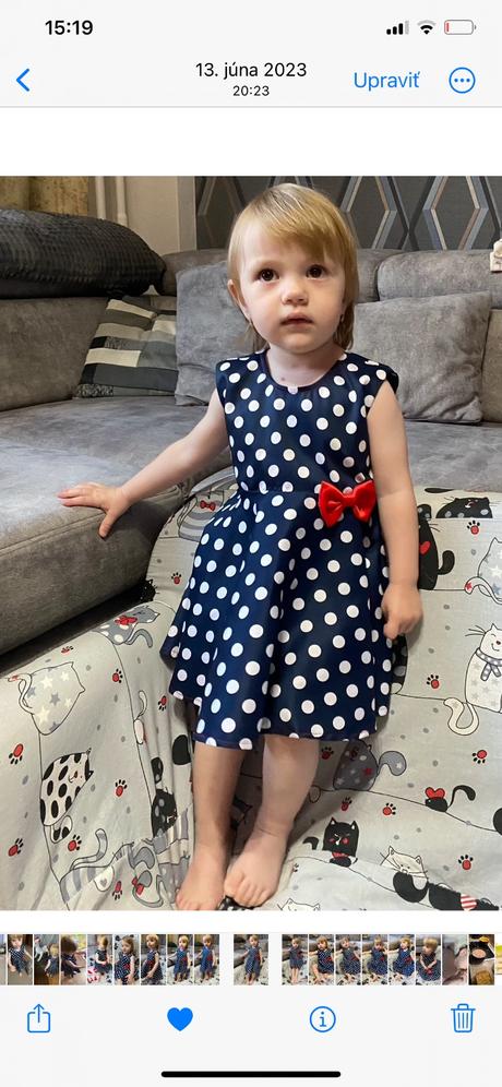 Šaty mama a dcéra m/l a veľ.92, 92