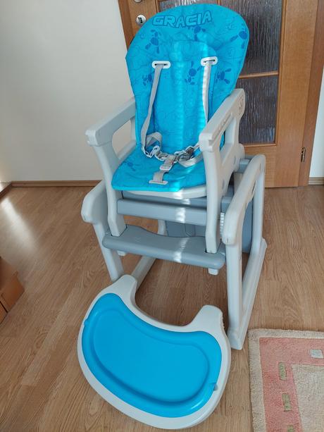 Detská jedálenská stolička gracia 2v1, 