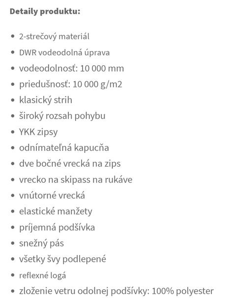 Blizzard lyžiarska bunda xl, xl