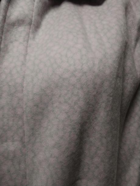 Župan s kapucňou, towardo, ružovo sivý, l/xl, l