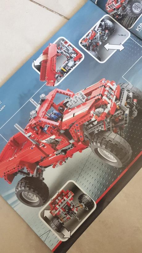 Skladačka - uplná kópia lega technic 42029 pick up, 