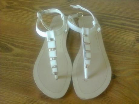 Biele sandále, 38