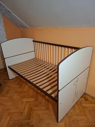 Postielka klups safari žirafa, šírka (cm): 70,dĺžka (cm): 140