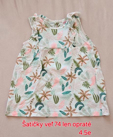 2x šatičky, h&m,74