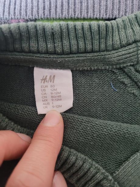 Svetrík, h&m,80