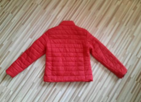 Dievčenská ľahká červená bunda s, s