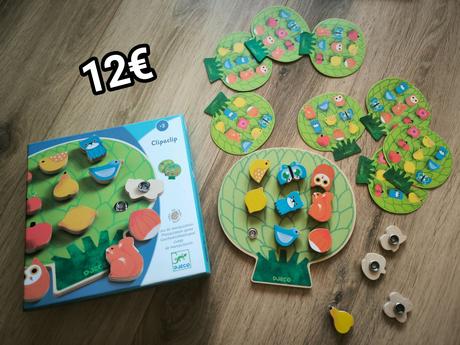 Djeco hra klipy, logická hra, 