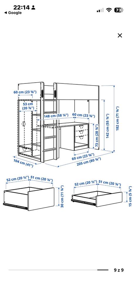 Ikea smästad pisaci stôl,