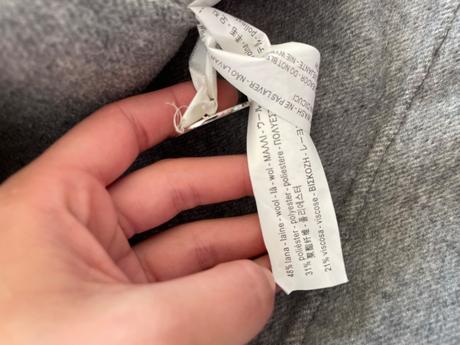 Zara vlnený jarný kabát, zara,xs