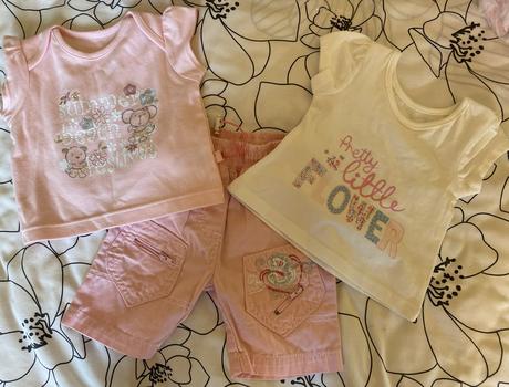 Nenosené tričko mothecare v. 56 na 0-3 mes., mothercare,56