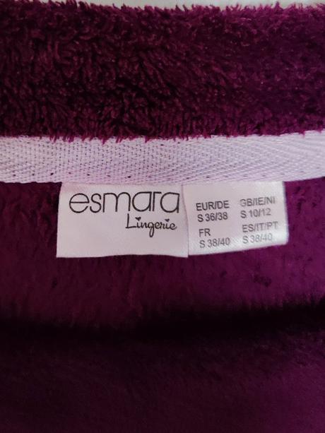 Teplá domáca mikina, esmara,xs