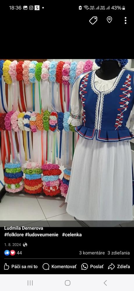 Kvetinová čelenka, parta,