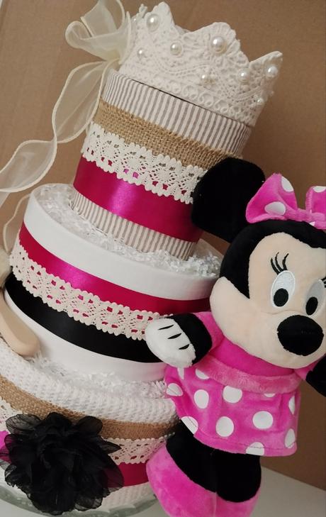 Plienková torta myška - princezná,