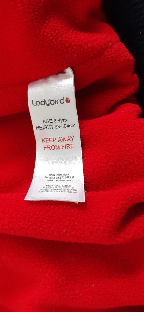 Vesta pre chlapca 98-104, ladybird,98