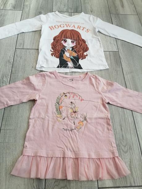 Ružové tričko s krajkou - 116 sinsay, sinsay,116