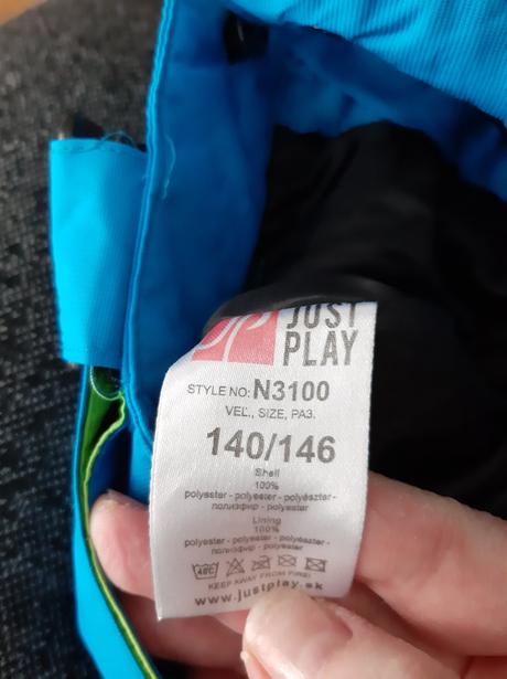 Lyžiarske nohavice, just play,140