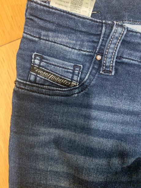 Diesel detské denim džínsy super slim jegging, diesel,128