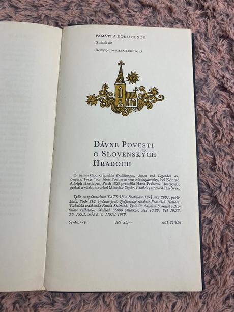 Dávne povesti o slovenských hradoch alojz mednyan,