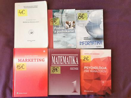 Učebnice pre 1.ročník ekonomickej univerzity, 